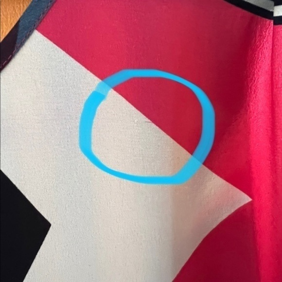 Hoss Intropia for Anthropologie Asymmetrical Geometric Pattern Silk Dress - Picture 10 of 14